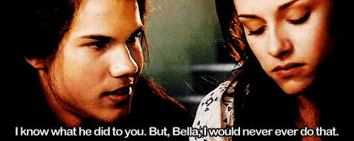 Bella y Jake en el cine