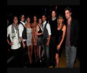 El cast de Crepúsculo durante el Backstage de los Teen Choice Awards 2009